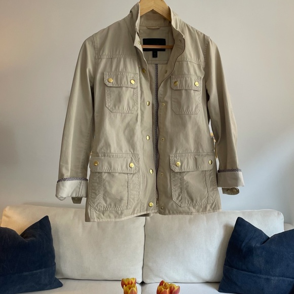 Downtown Field Jacket Canvas Beige Size - Picture 2 of 5
